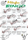 Spēle MĒRĶU BINGO